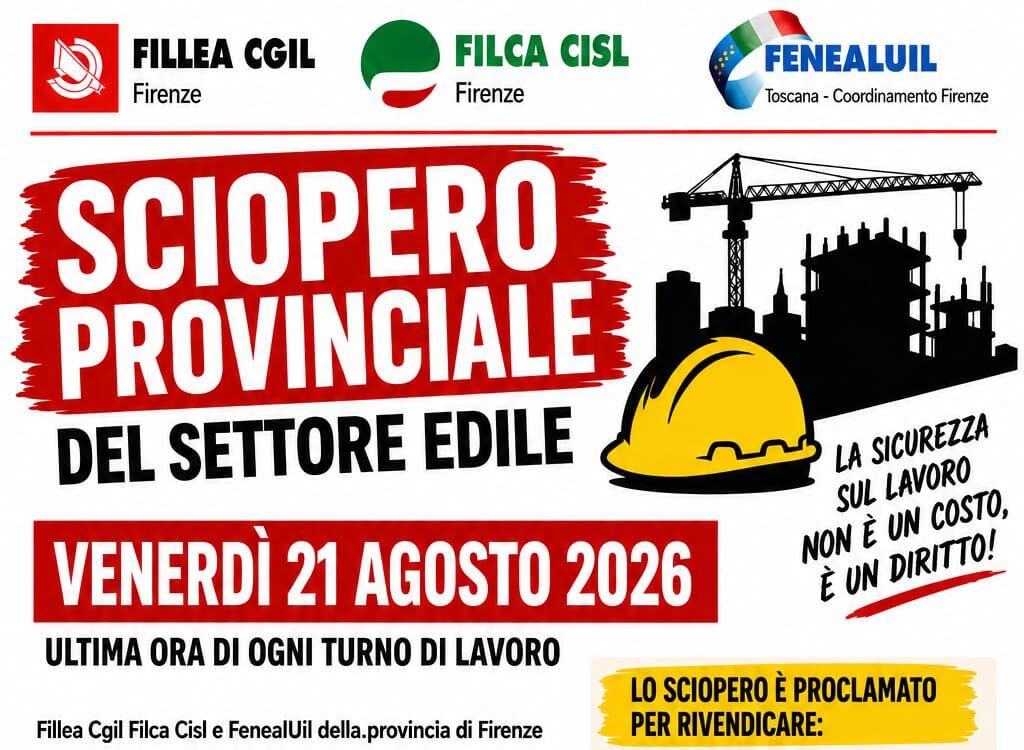 Sciopero morto 2026 agosto