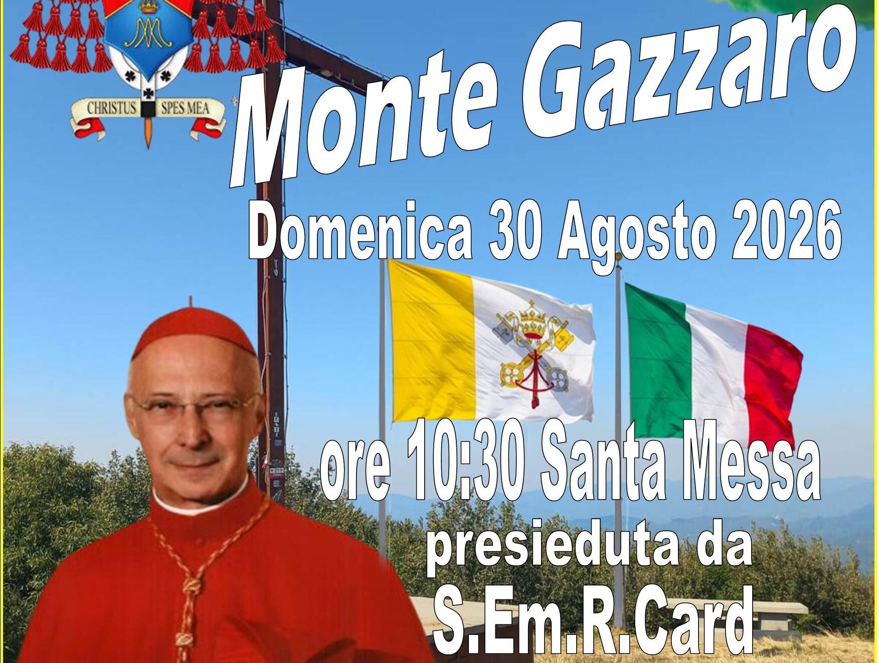 Volantino 30 Agosto Monte Gazzaro