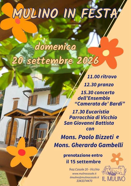 Camerata de' Bardi Mulino in Festa 20.09.2026