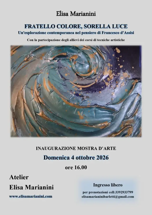 Evento san francesco fratello sole 2026 giovannini