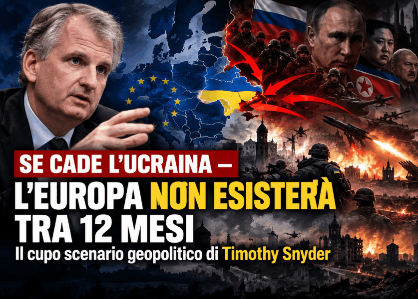 Se cade l'Ucraina, l'Europa non esisterà più entro 12 mesi (1)