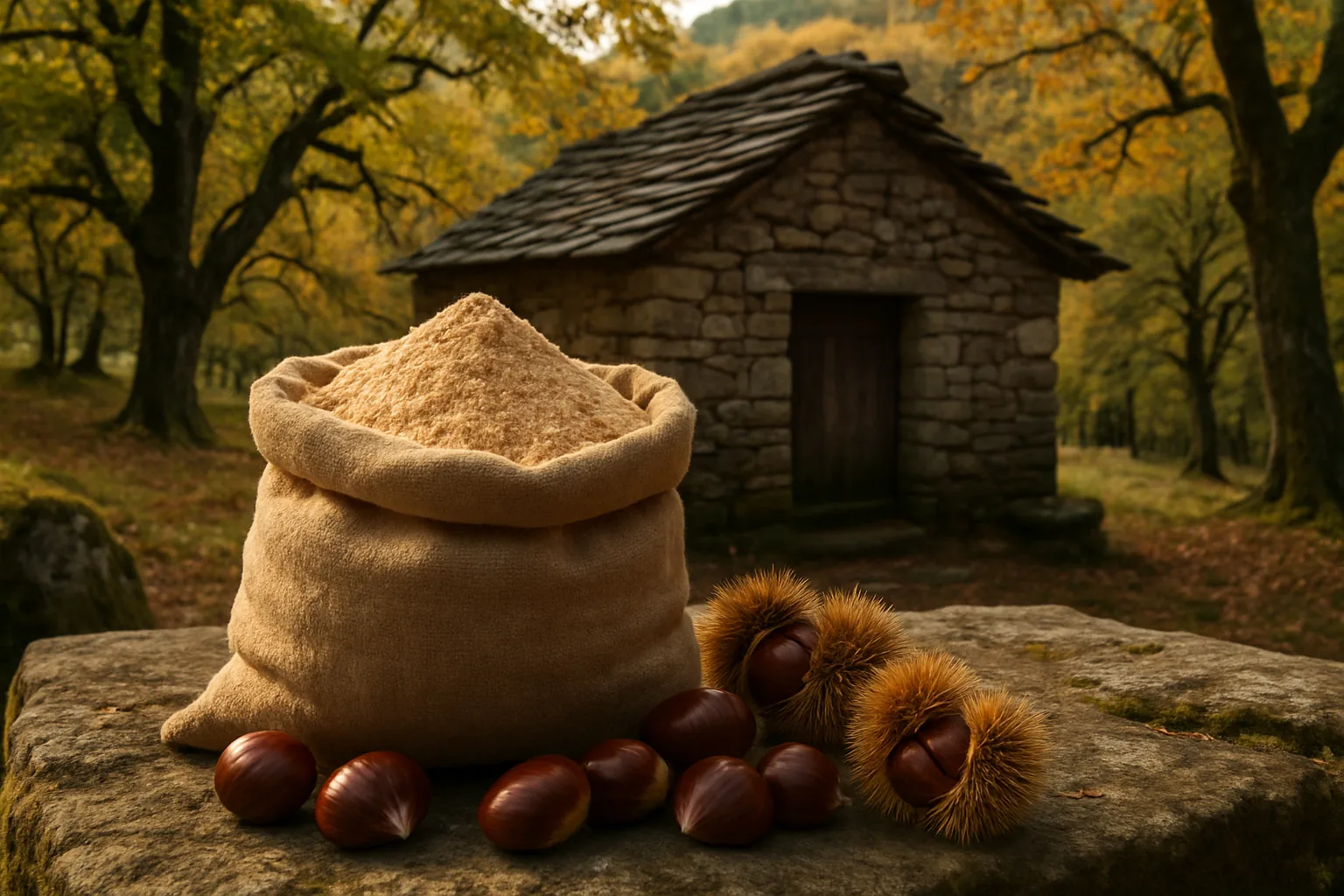 La farina di castagne, dal pane dei poveri al prodotto d'oro dell'Appennino