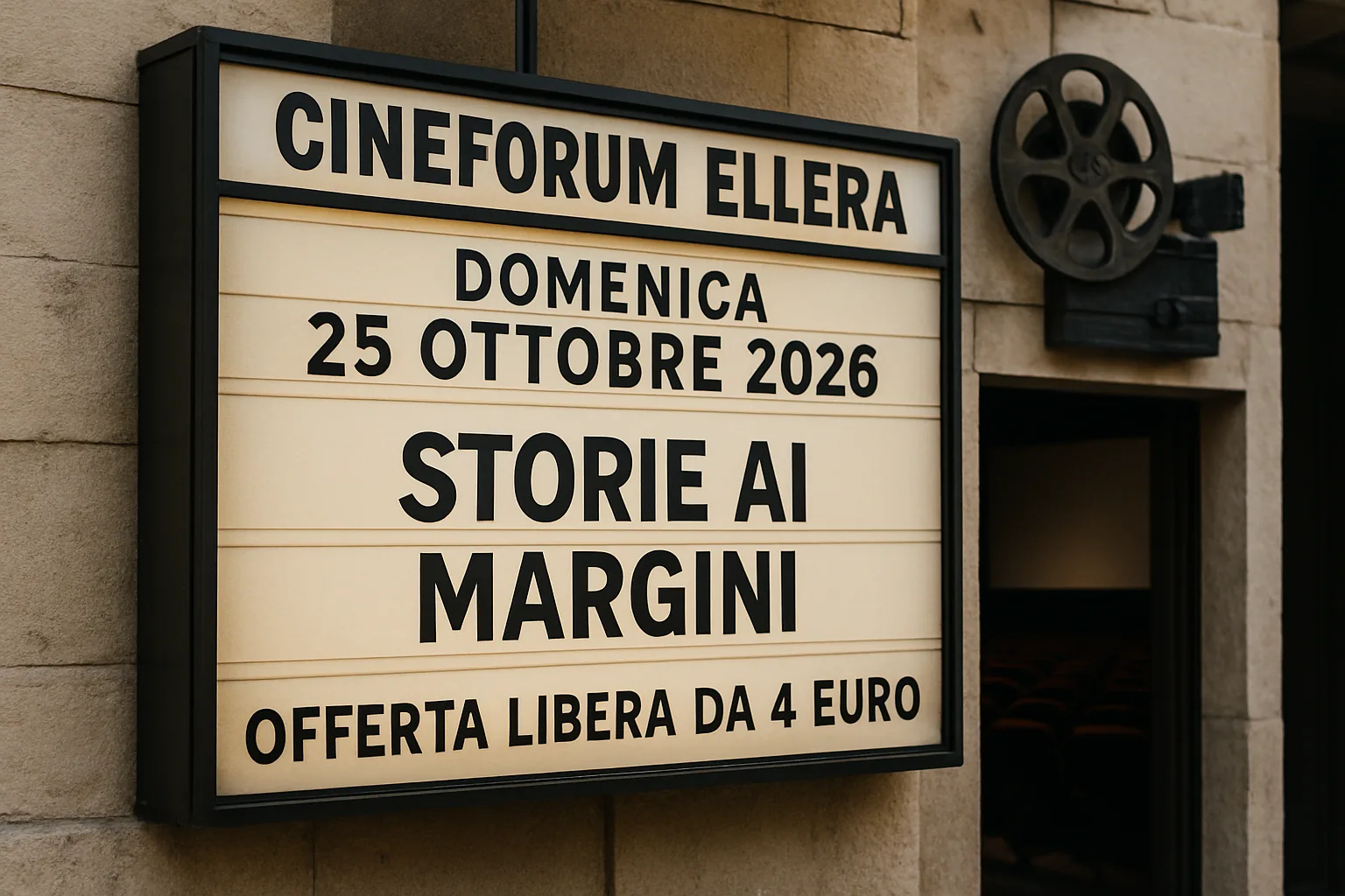 Cineforum di Ellera: 'Storie ai margini' domenica 25 ottobre
