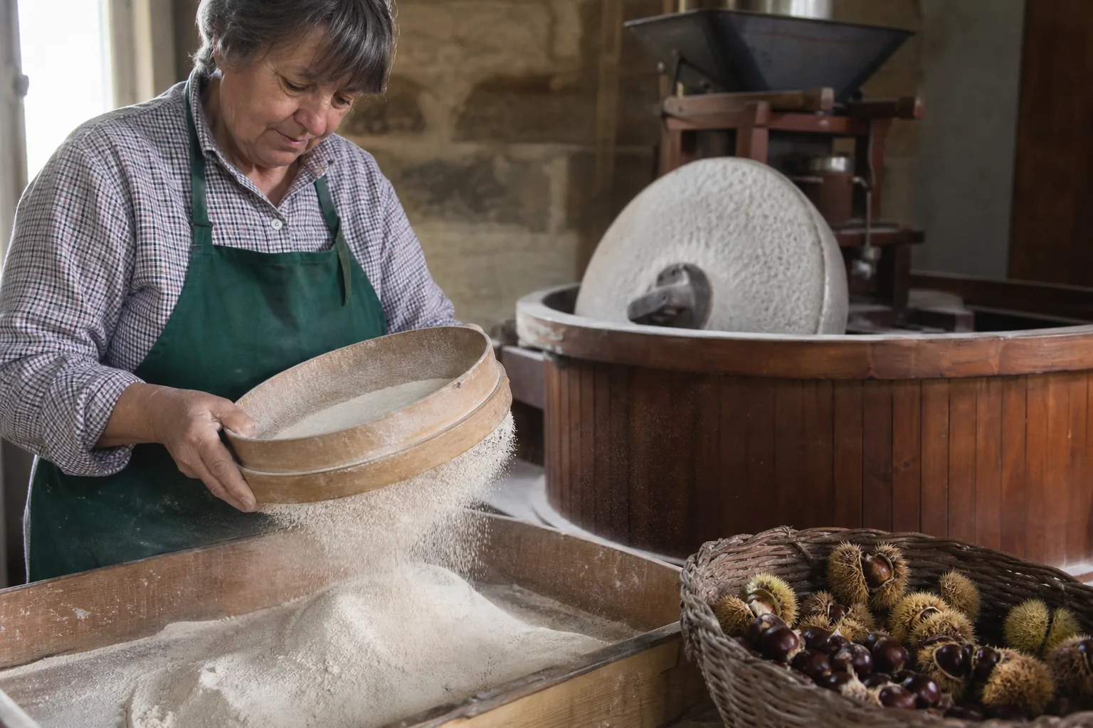 La farina di castagne del Mugello, dal pane dei poveri al prodotto di pregio