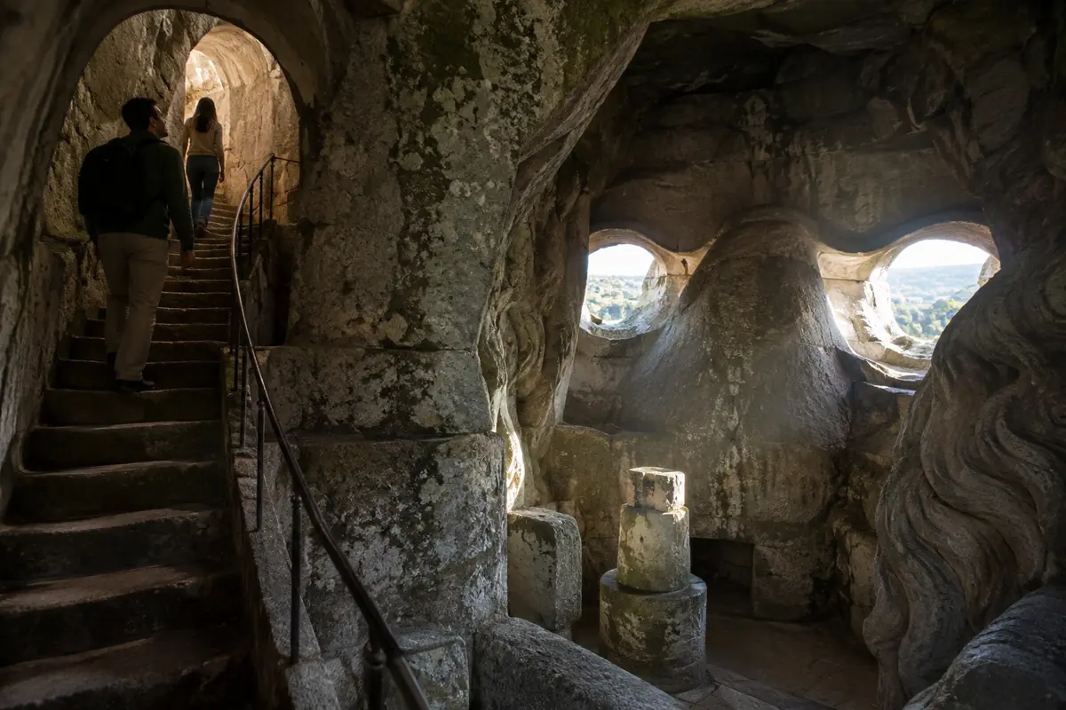 Gli ambienti nascosti all interno del Gigante di Giambologna