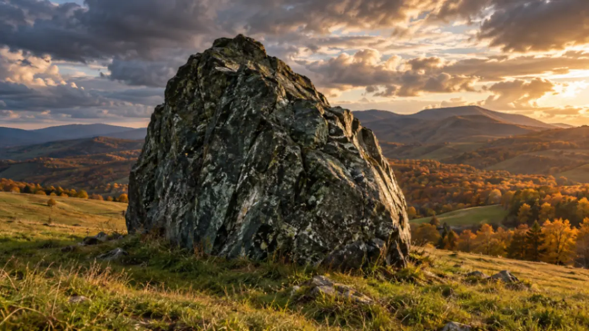 Il Sasso di San Zanobi tra i prati dell Alto Mugello