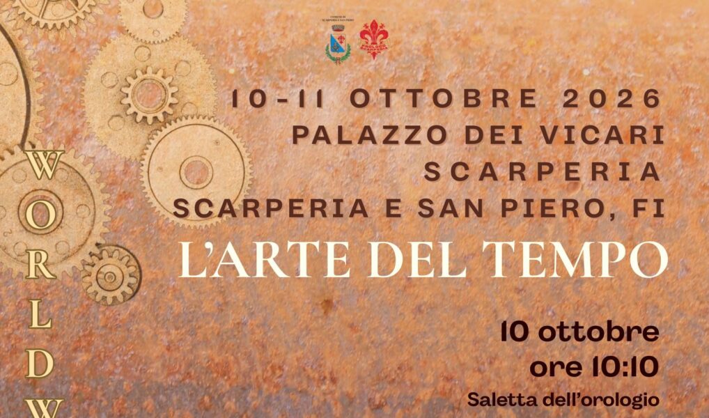 Manifesto L'arte del tempo World watch day Palazzo dei Vicari
