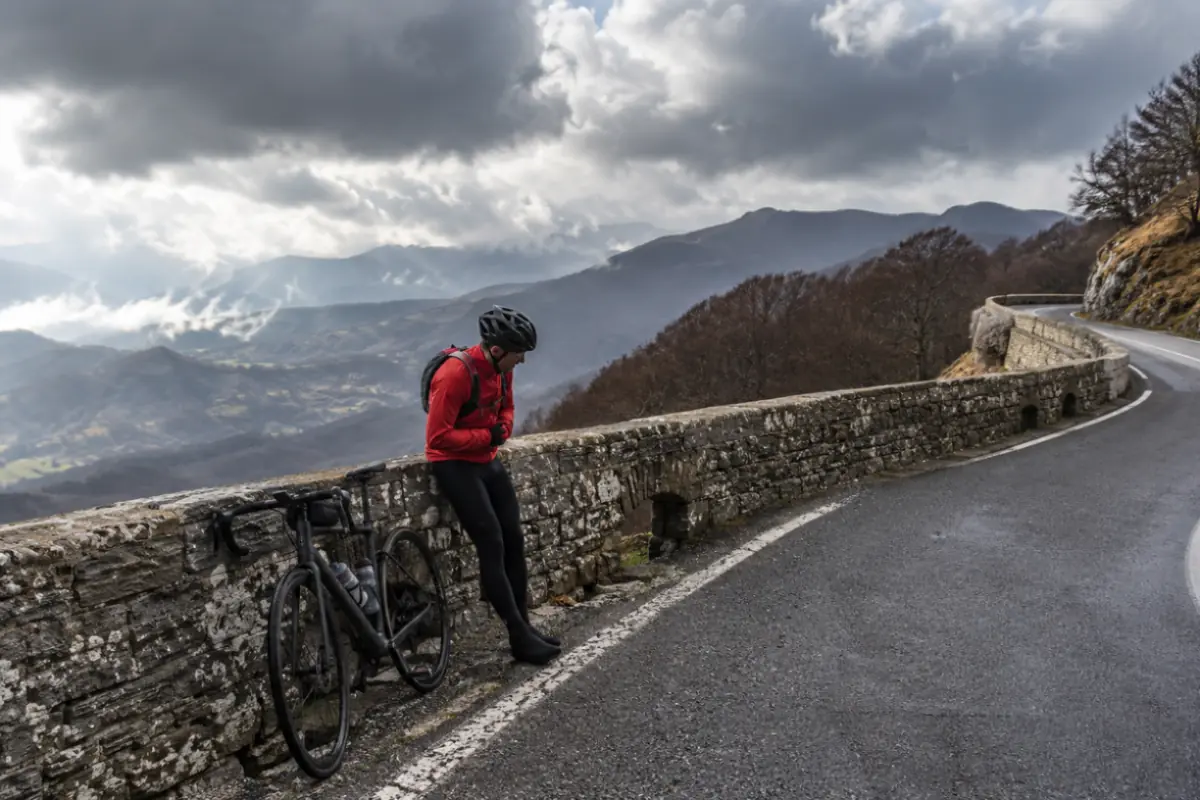 Una sosta lungo la storica strada del Muraglione