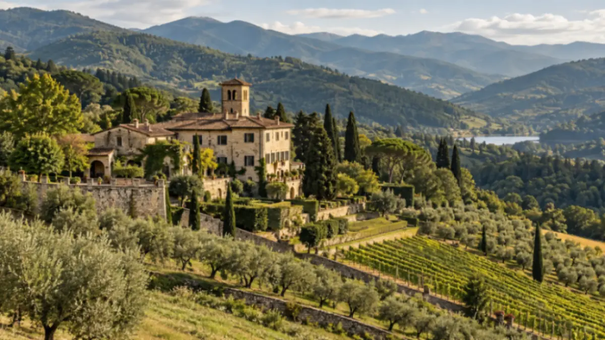 Una tenuta storica tra le colline e i boschi del Mugello