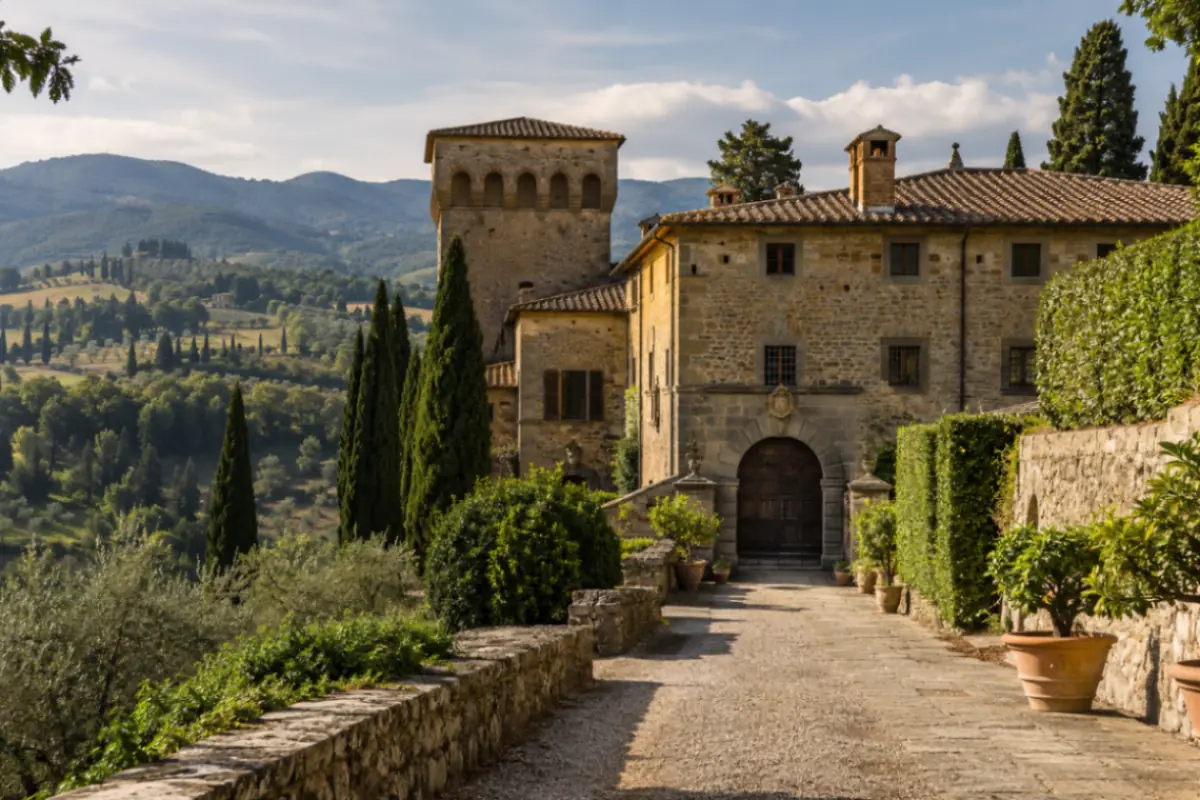 Una villa medicea tra le colline del Mugello