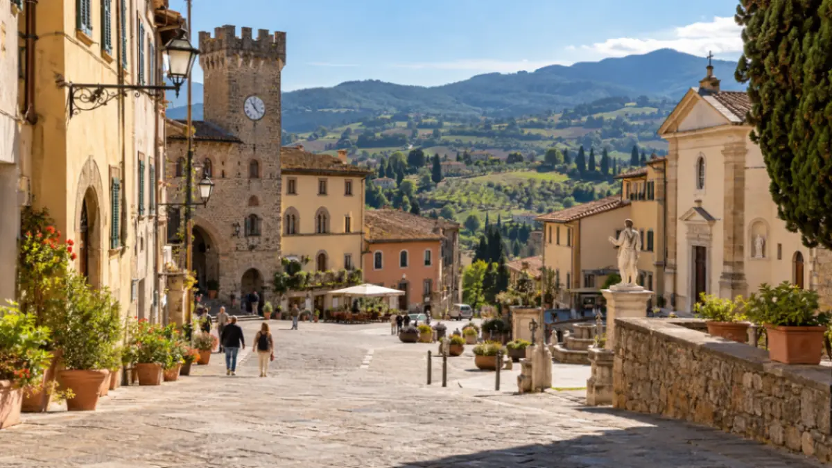 Uno dei borghi storici immersi nelle colline del Mugello