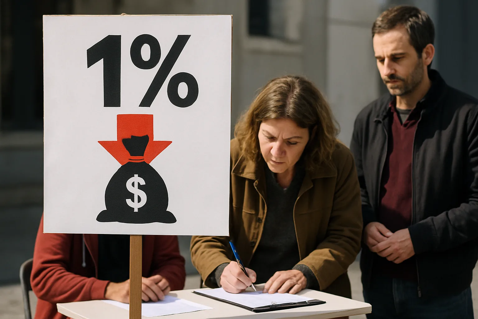 Proposta di legge '1% Equo': raccolta firme nel Mugello per contributo sui grandi patrimoni